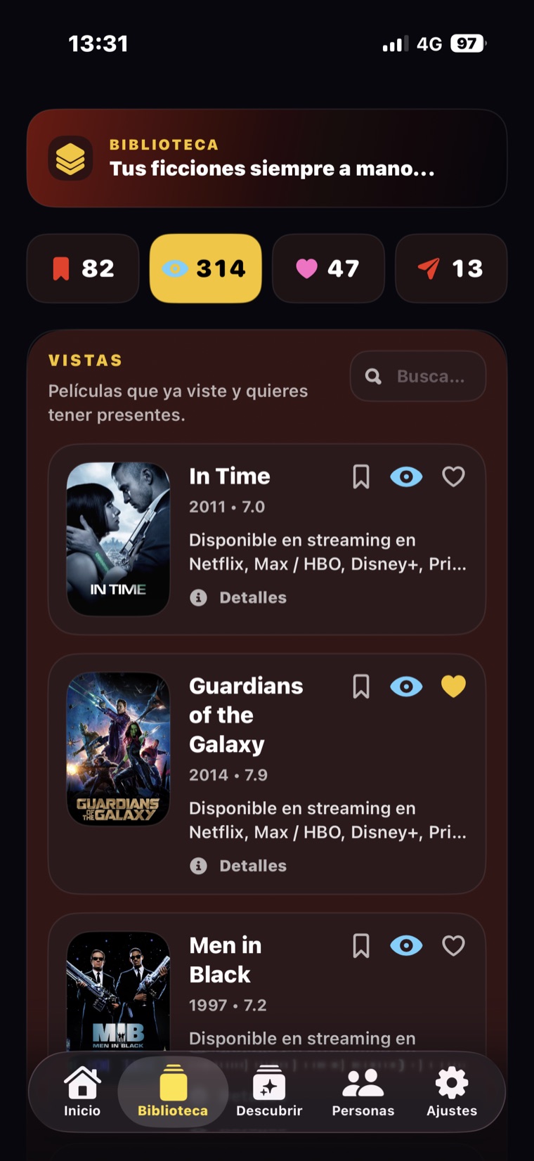 Biblioteca de películas de NextFiction